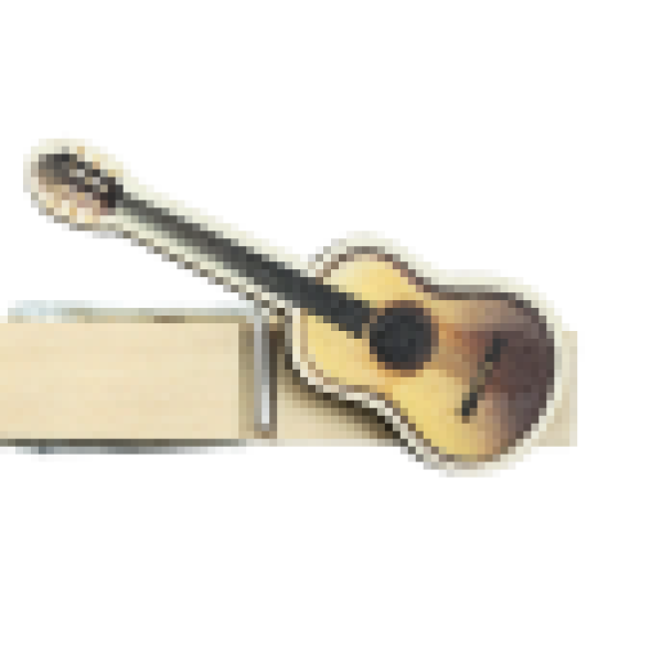Einzigartiges Glupperl mit Gitarren-Applikation - Personalisierte Geschenke von Glubbal.shop erhältlich